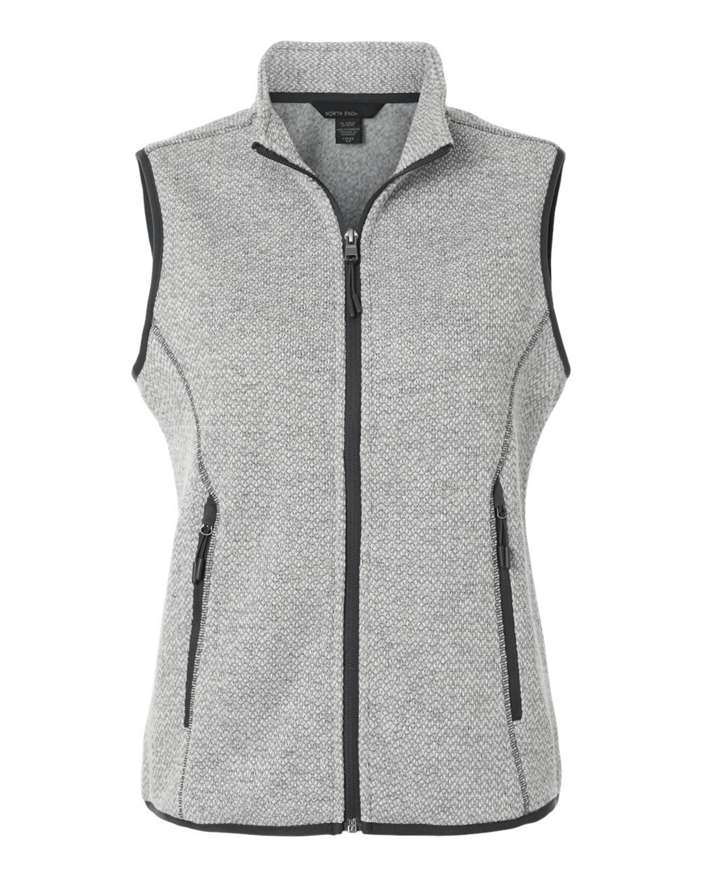 Ladies' Jasper Jacquard Fleece Vest - NE731W