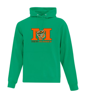 Miramichi Her-icanes - Green Cotton Hoodie