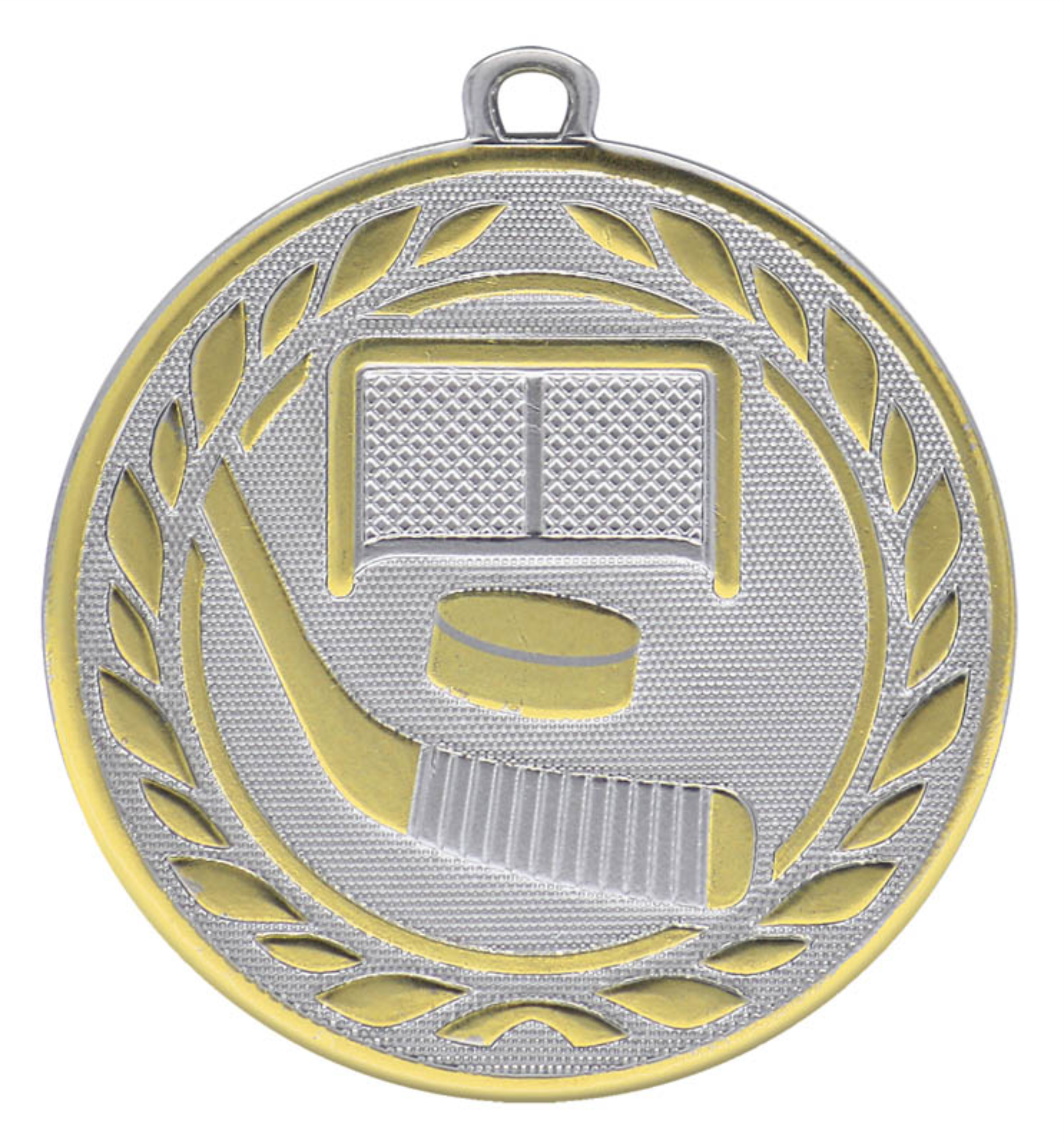 Hockey Medal 2-Tone Sport, Silver/Gold