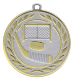 Hockey Medal 2-Tone Sport, Silver/Gold