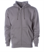Heavyweight Full-Zip Hooded Men's Sweatshirt - Independent Trading Co. IND4000Z