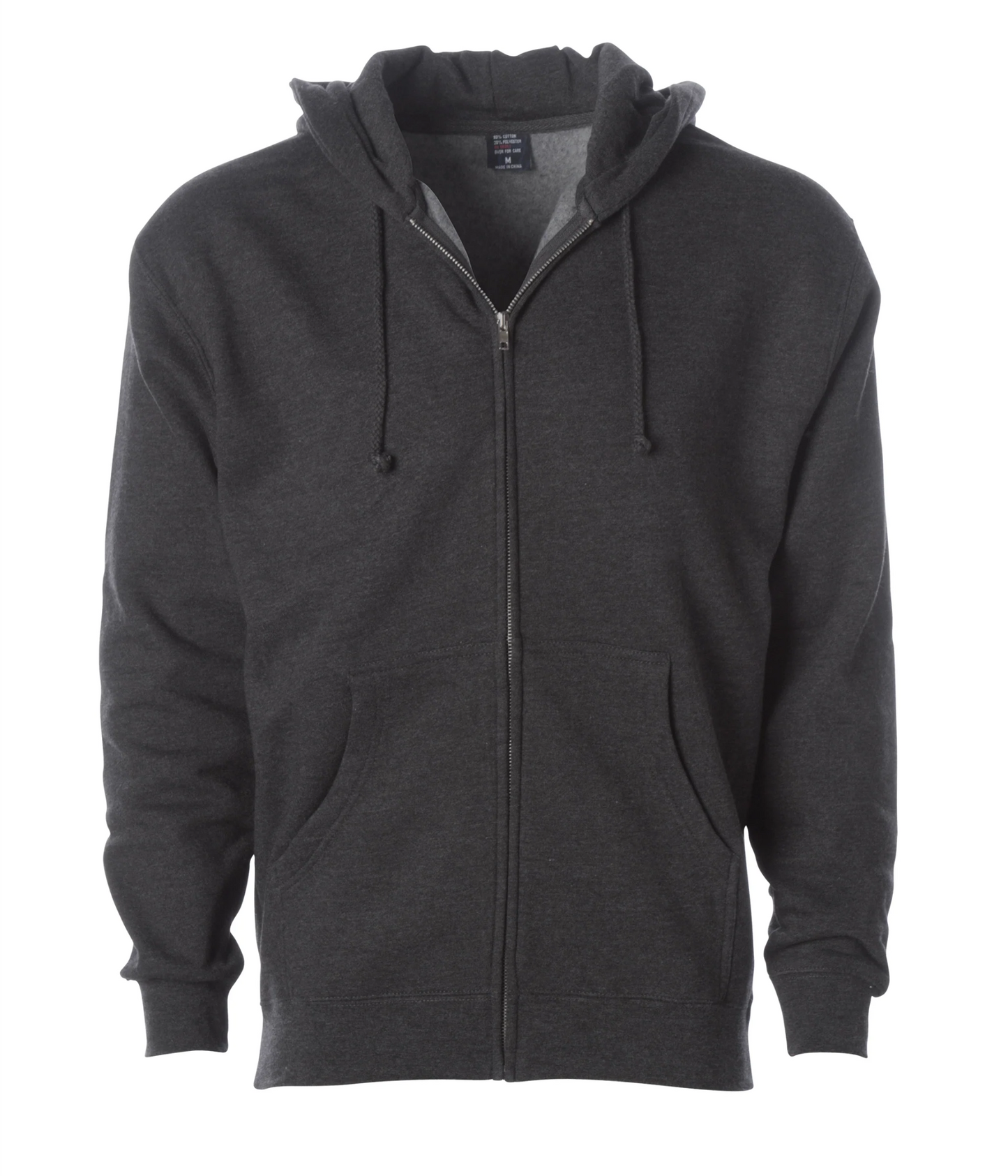 Heavyweight Full-Zip Hooded Men's Sweatshirt - Independent Trading Co. IND4000Z