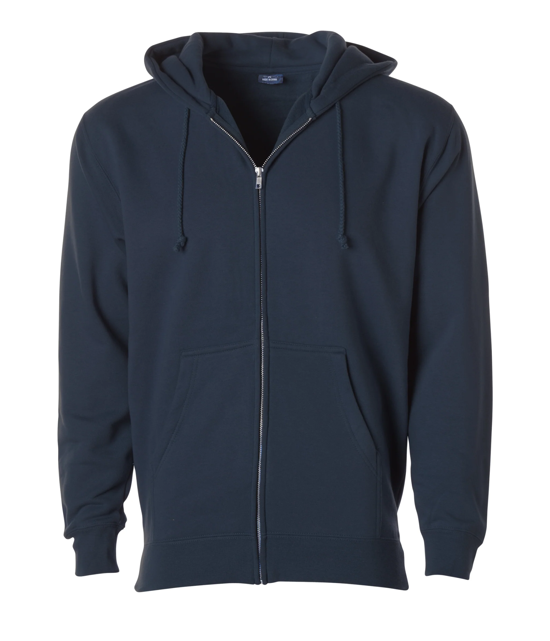 Heavyweight Full-Zip Hooded Men's Sweatshirt - Independent Trading Co. IND4000Z