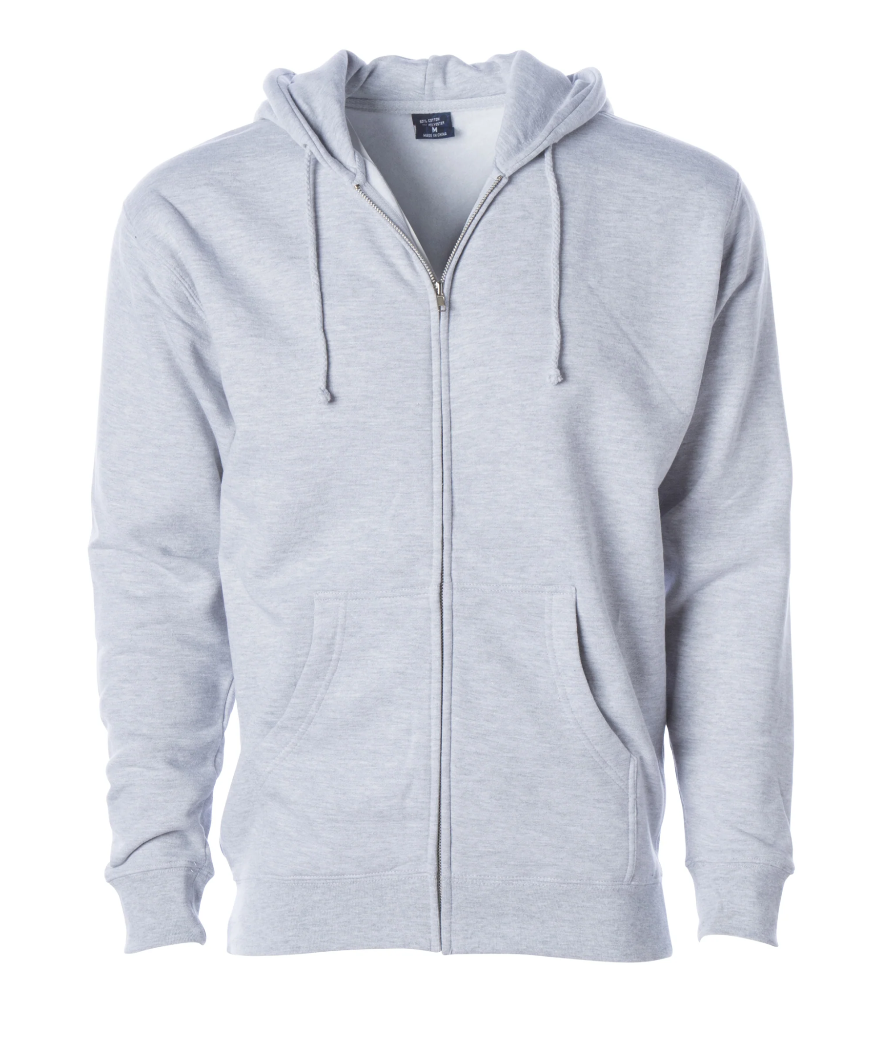 Heavyweight Full-Zip Hooded Men's Sweatshirt - Independent Trading Co. IND4000Z