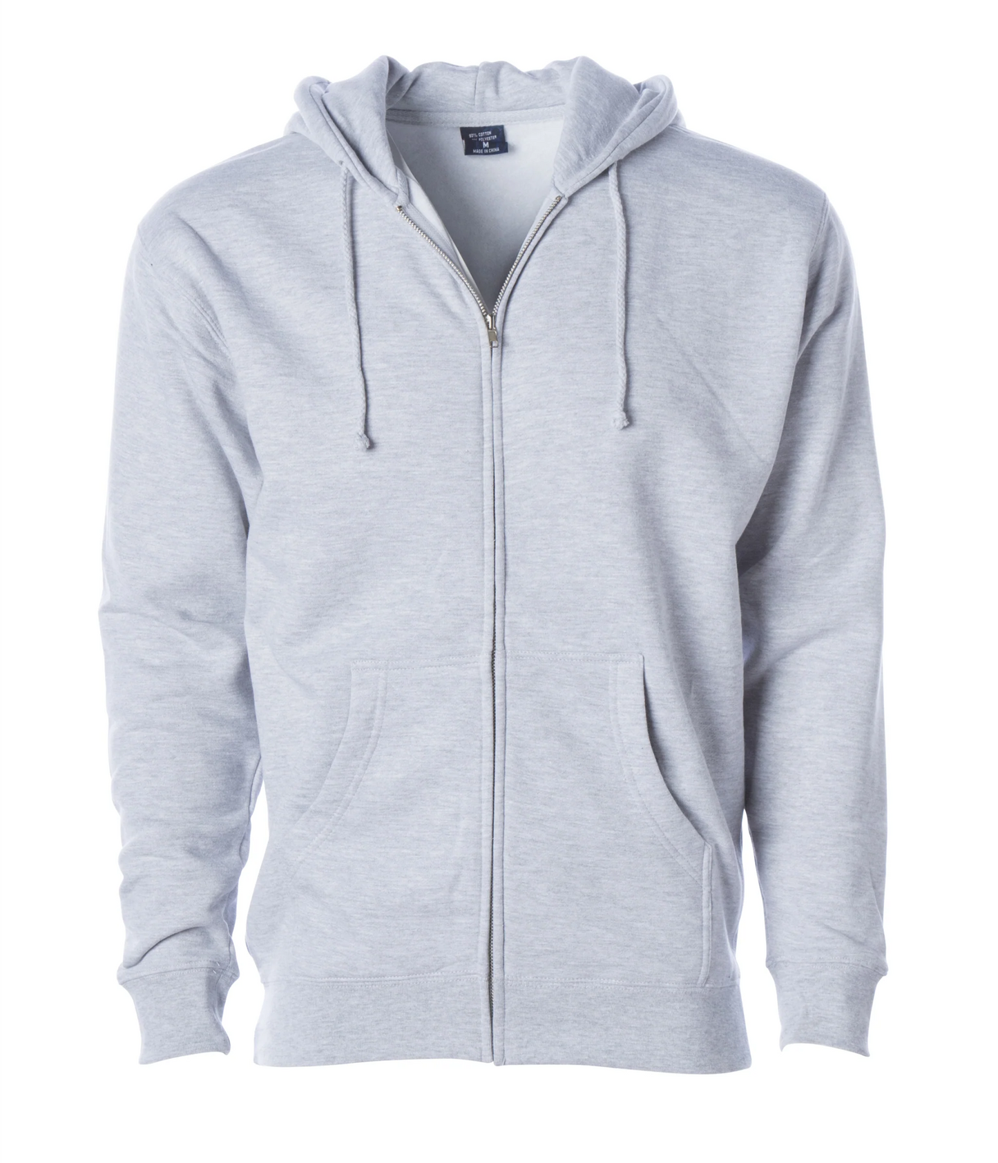 Heavyweight Full-Zip Hooded Men's Sweatshirt - Independent Trading Co. IND4000Z