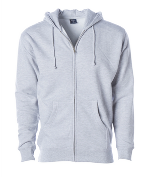 Heavyweight Full-Zip Hooded Men's Sweatshirt - Independent Trading Co. IND4000Z