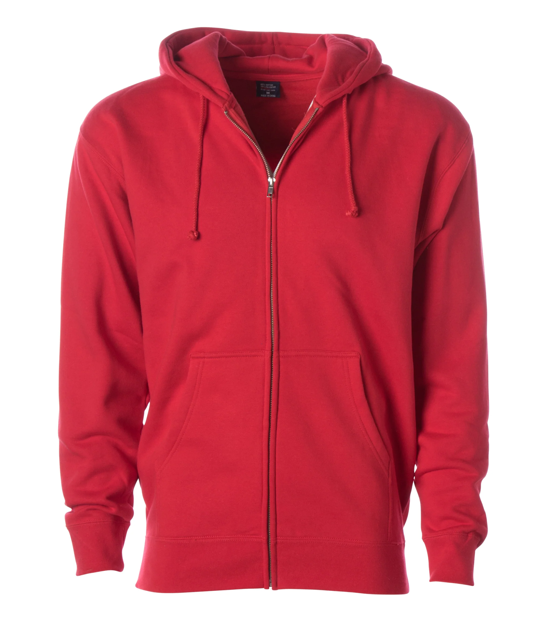 Heavyweight Full-Zip Hooded Men's Sweatshirt - Independent Trading Co. IND4000Z