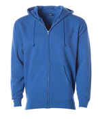 Heavyweight Full-Zip Hooded Men's Sweatshirt - Independent Trading Co. IND4000Z