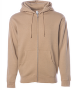 Heavyweight Full-Zip Hooded Men's Sweatshirt - Independent Trading Co. IND4000Z