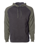Raglan Hooded Men's Sweatshirt - Independent Trading Co. IND40RP