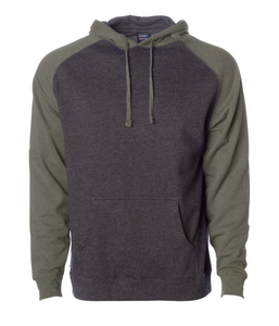 Raglan Hooded Men's Sweatshirt - Independent Trading Co. IND40RP