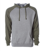 Raglan Hooded Men's Sweatshirt - Independent Trading Co. IND40RP