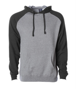 Raglan Hooded Men's Sweatshirt - Independent Trading Co. IND40RP