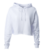Lightweight Crop Hooded Ladies Sweatshirt - Independent Trading Co. AFX64CRP