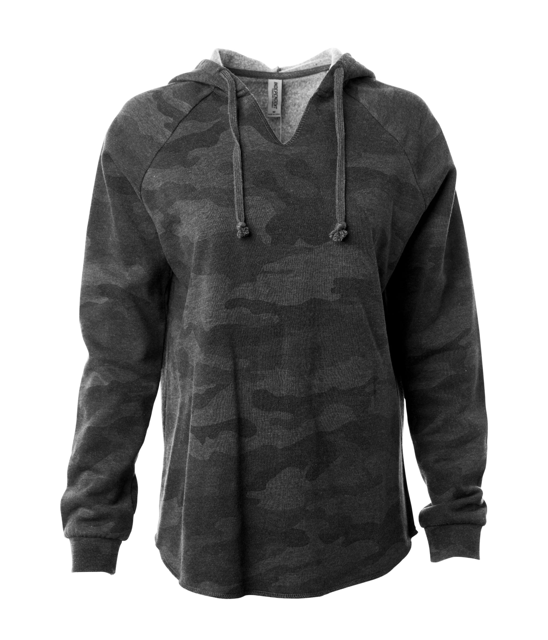 Lightweight California Wave Wash Hooded Ladies Sweatshirt - Independent Trading Co. PRM2500