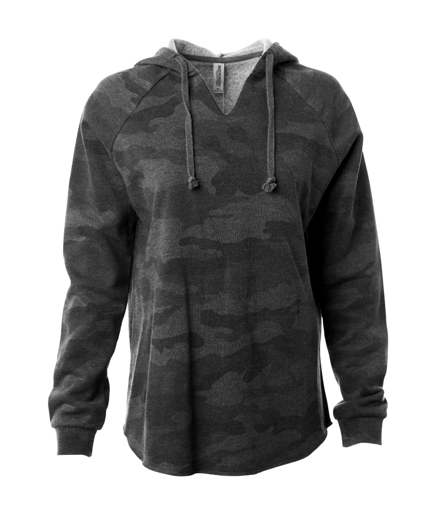 Lightweight California Wave Wash Hooded Ladies Sweatshirt - Independent Trading Co. PRM2500