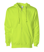 Midweight Full-Zip Hooded Men's Sweatshirt - Independent Trading Co. SS4500Z