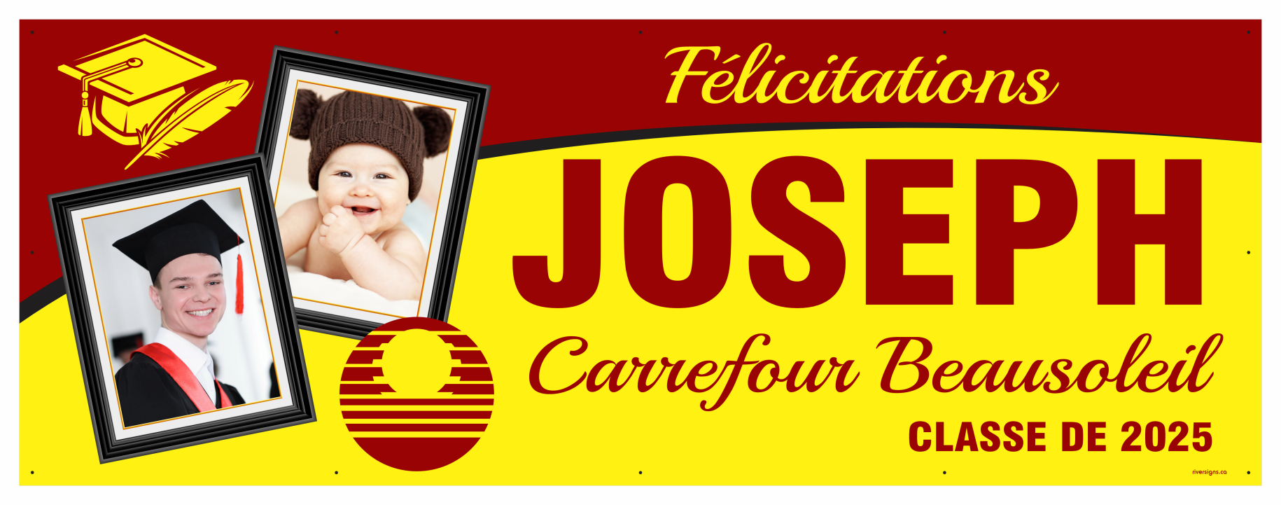 The "Joseph" Banner - 3' x 8'
