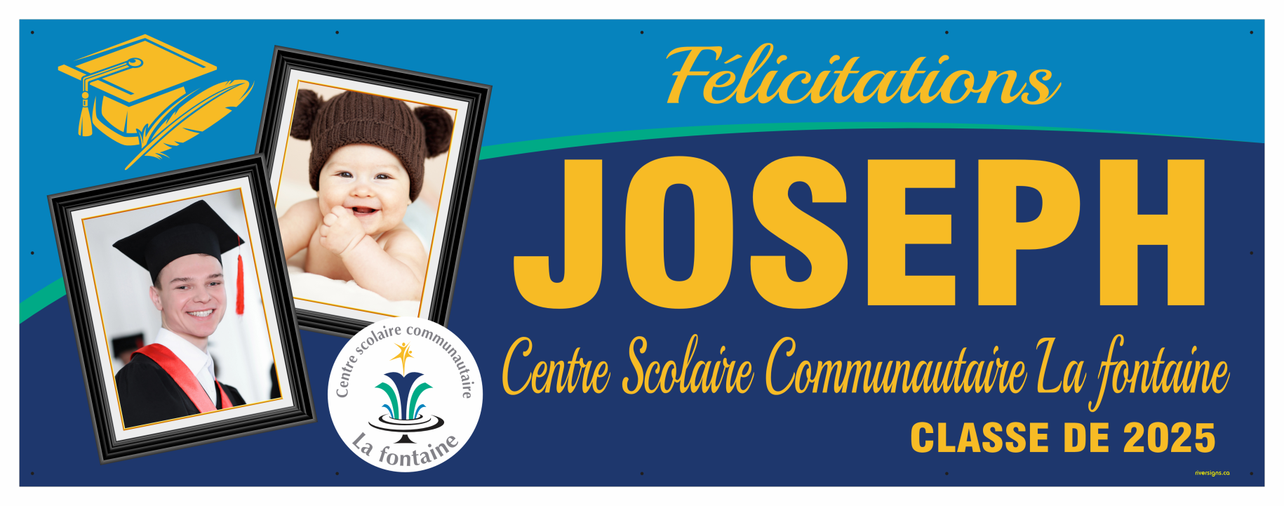 The "Joseph" Banner - 3' x 8'