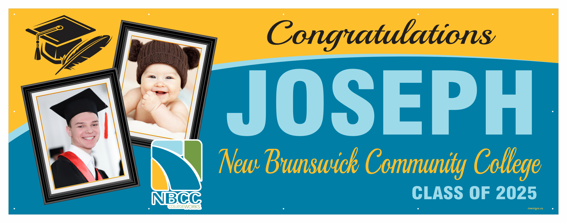The "Joseph" Banner - 3' x 8'