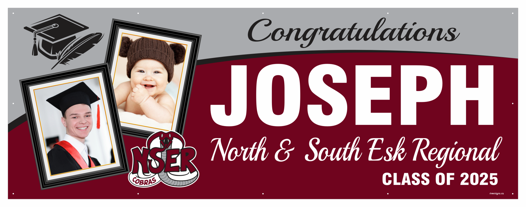 The "Joseph" Banner - 3' x 8'