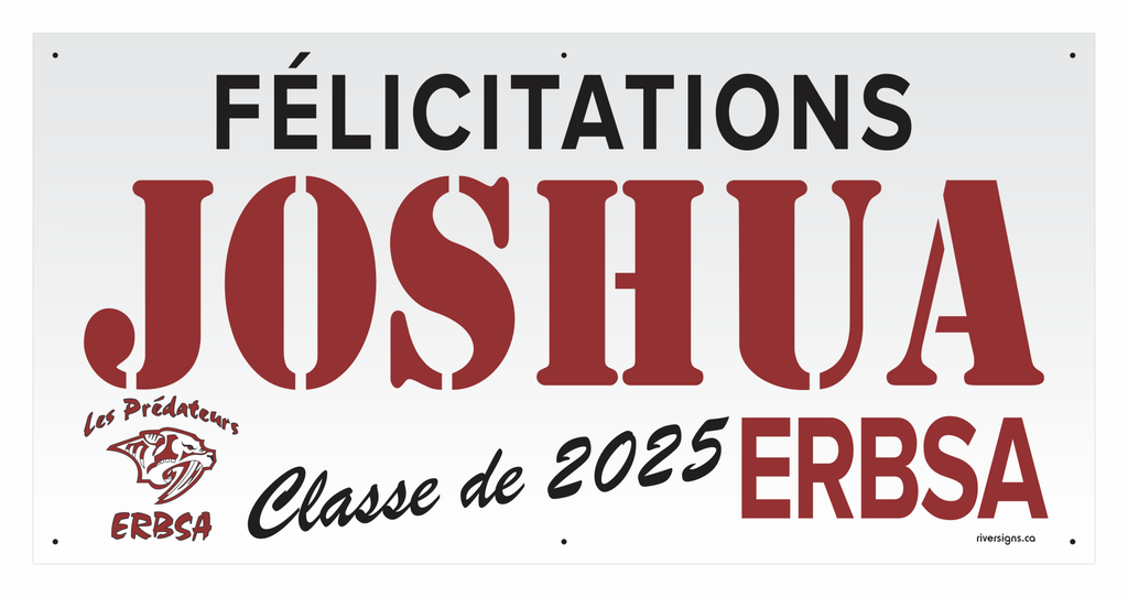 The ’Joshua’ Banner - 2’ x 4’