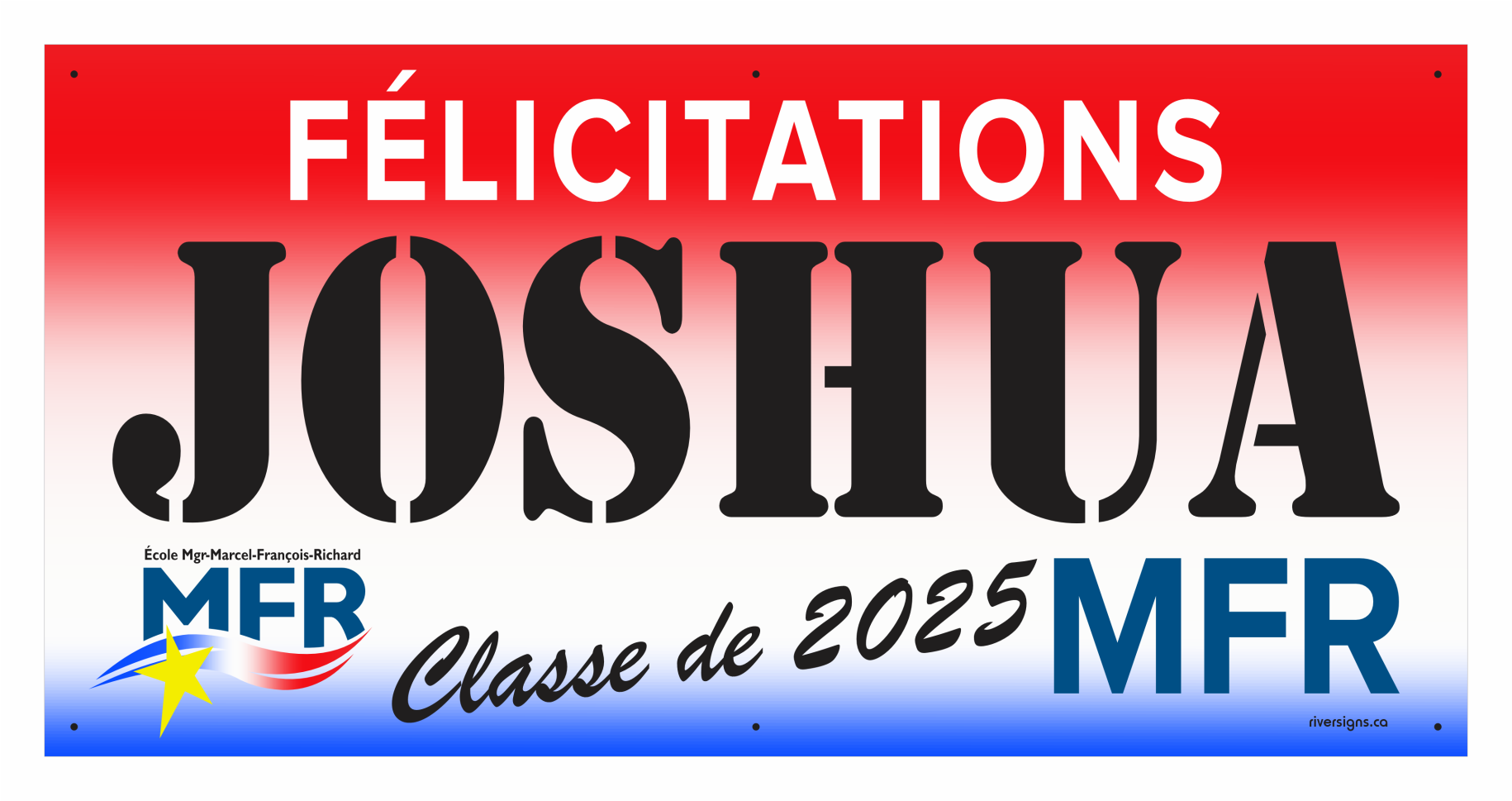 The ’Joshua’ Banner - 2’ x 4’