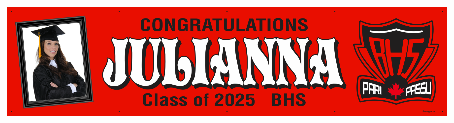 The ’Julianna’ Banner - 2’ x 8’