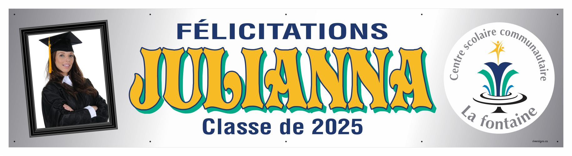 The ’Julianna’ Banner - 2’ x 8’