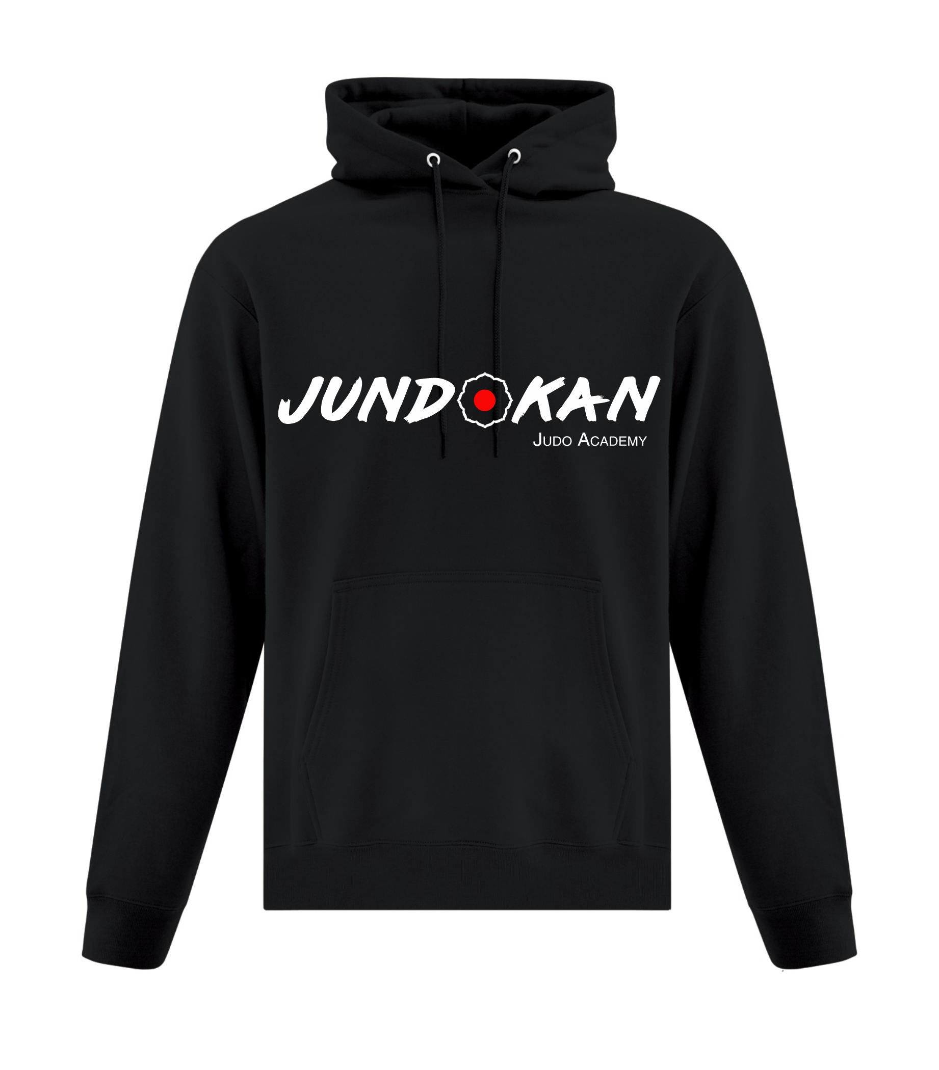 Everyday Fleece Hoodie.-Black- Jundokan Judo Academy