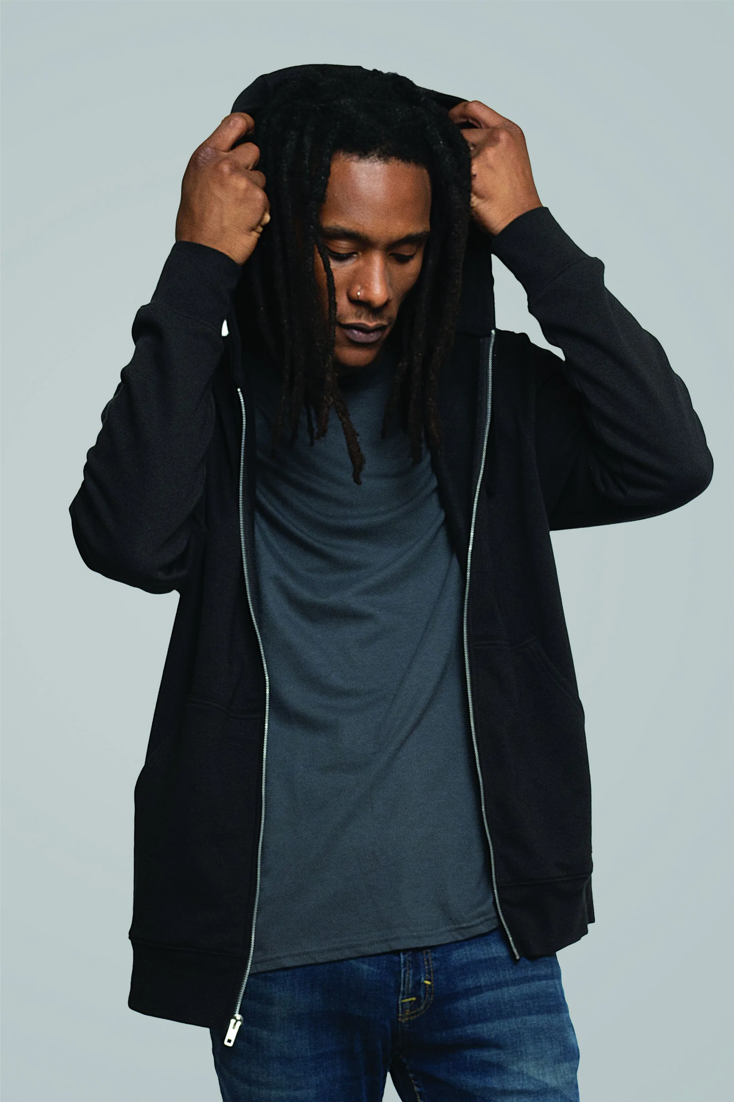 KOI Element Triblend Fleece Full ZIP Hoodie