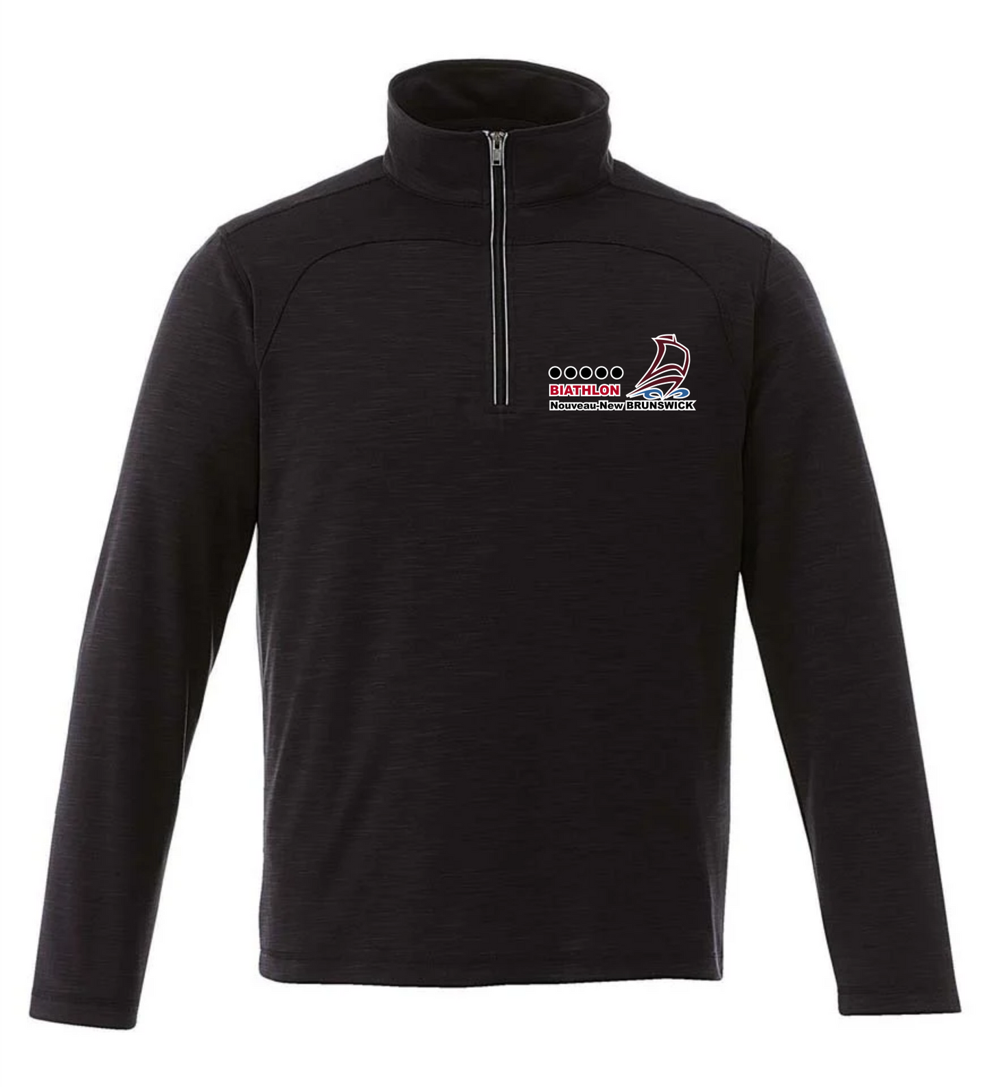 Black 1/4 Zip Pullover - Biathlon Noveau-New BRUNSWICK