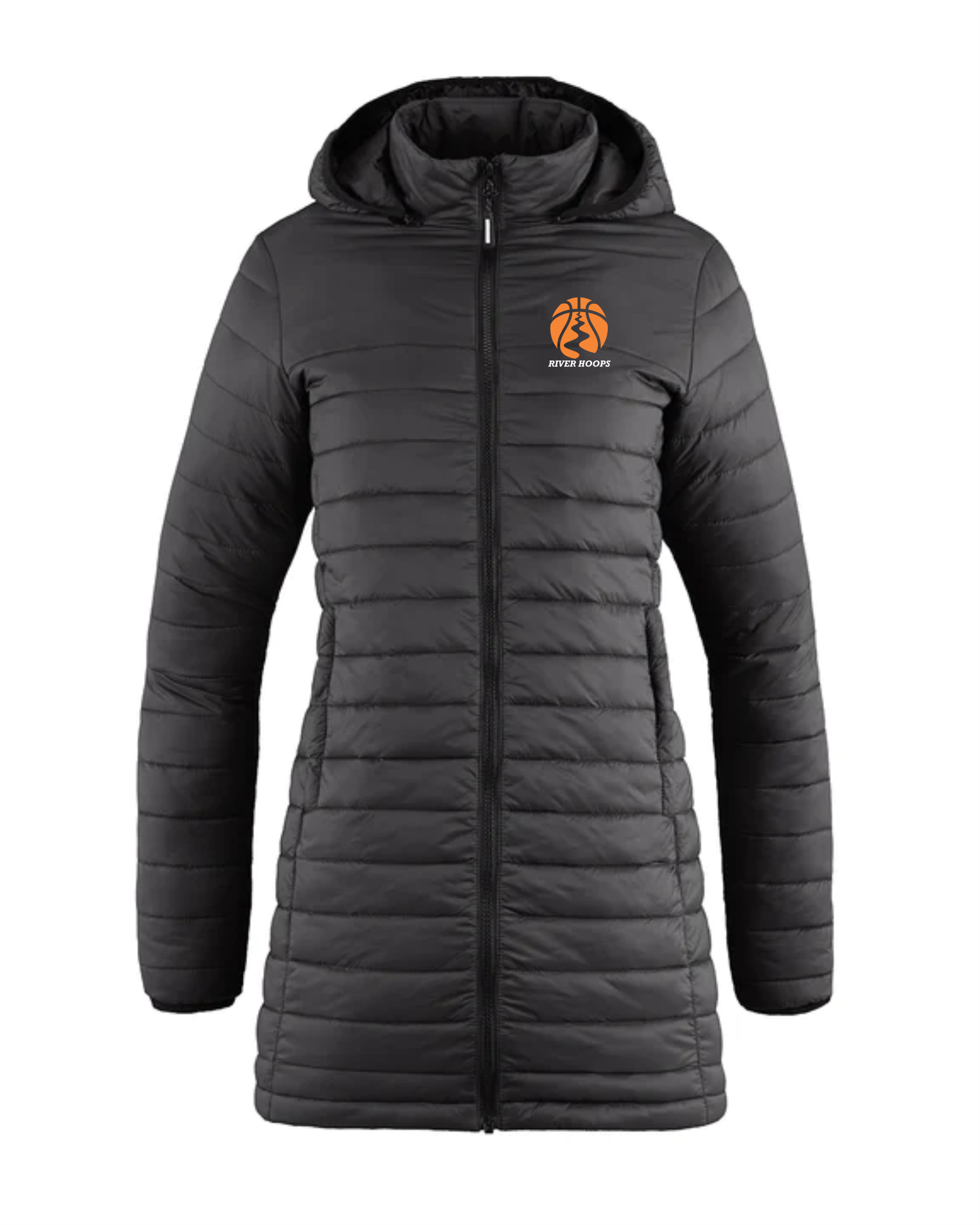 River Hoops - Ladies' Full Length Puffer Jacket