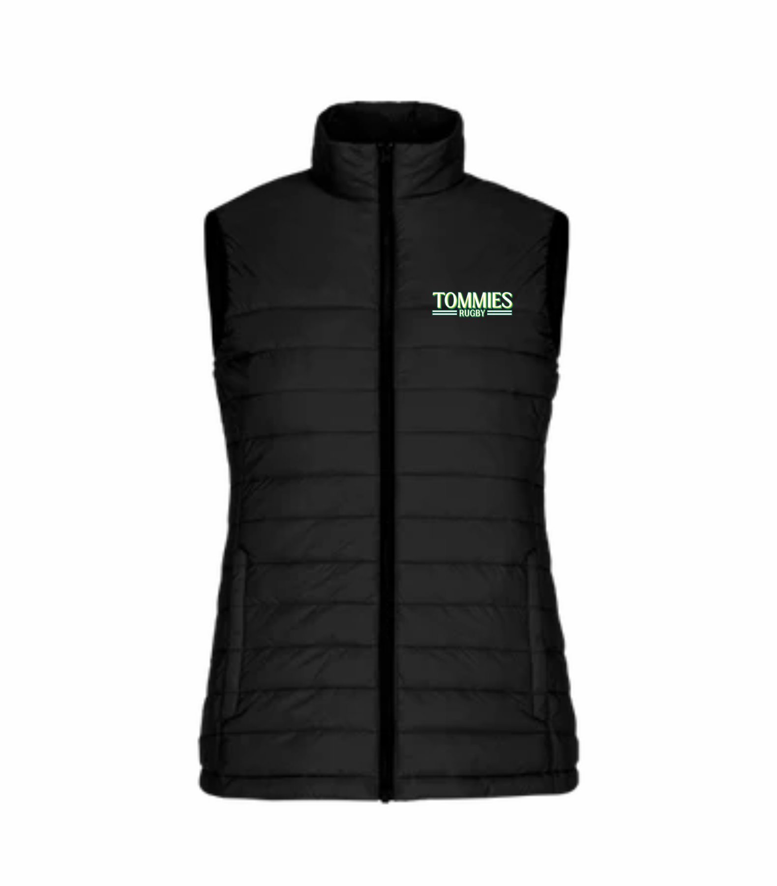2025 JMH Ladies Rugby -Faro - Ladies Printed Puffy Vest - CX2-L00906