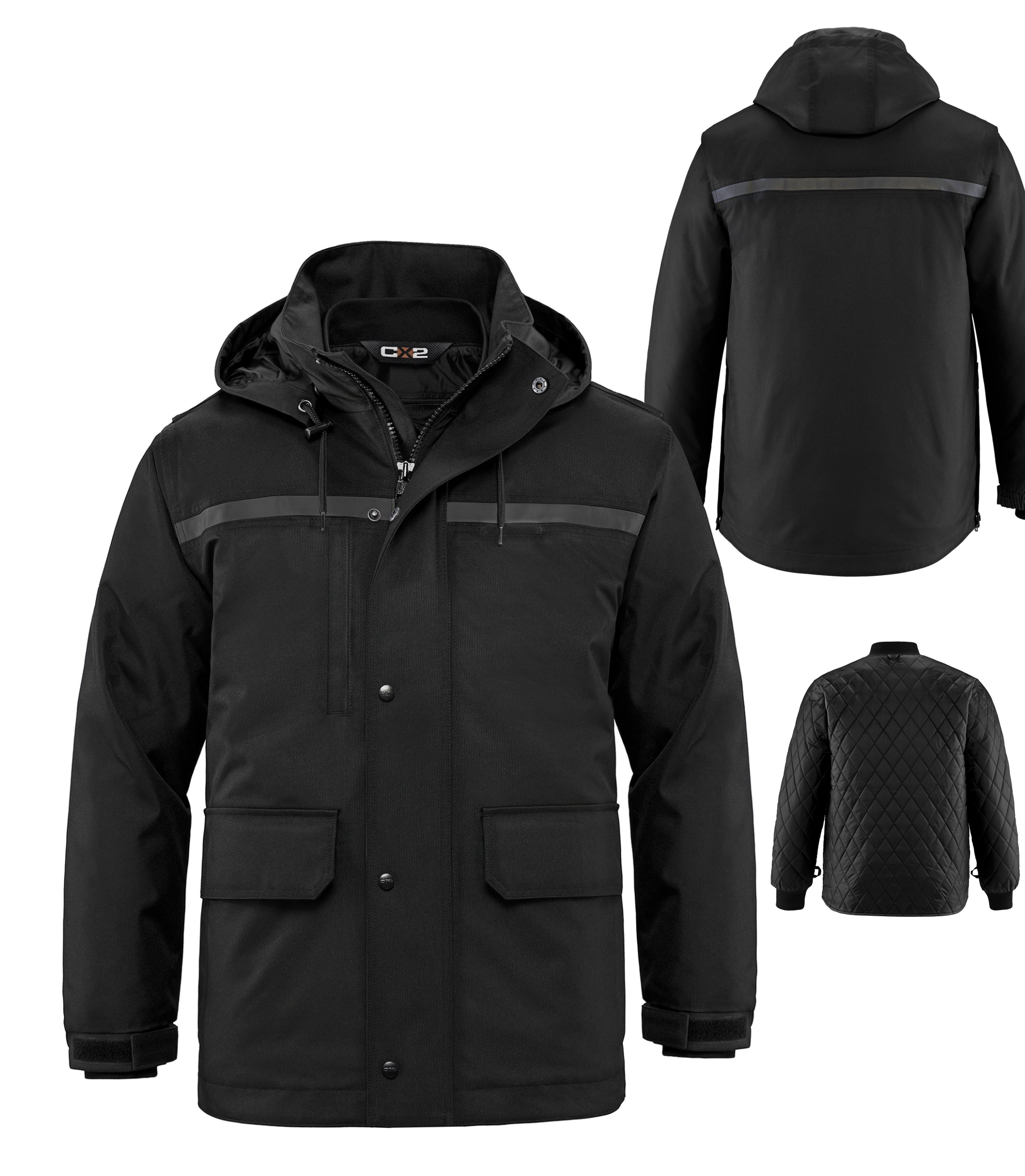 Pinnacle - 3 in 1 Heavy Duty Parka - CSW L01120