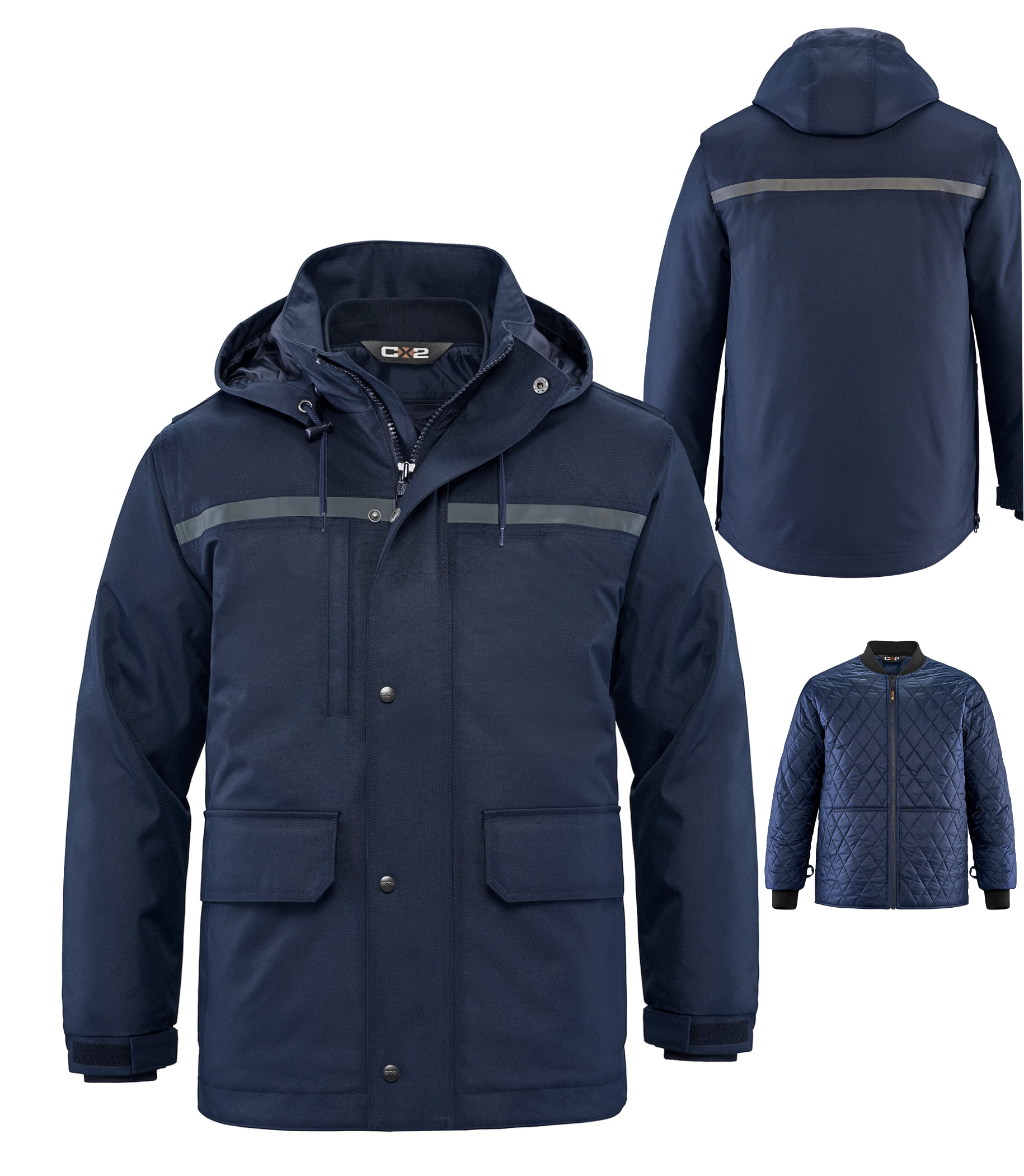 Pinnacle - 3 in 1 Heavy Duty Parka - CSW L01120