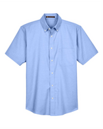 Men's Oxford Short Sleeve with Stain-Release -Harriton M600S
