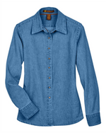 Ladies' Denim Shirt -Harriton M550W