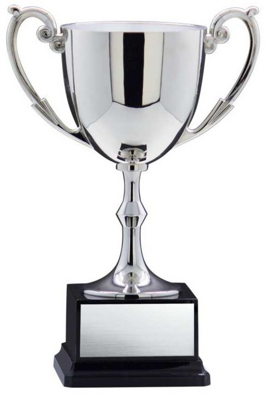 Nickel Plated Cup - Square Black Base MCC12