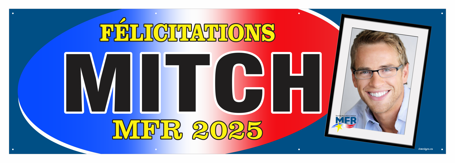 The ’Mitch’ Banner - 2’ x 6’