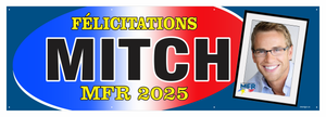 The ’Mitch’ Banner - 2’ x 6’