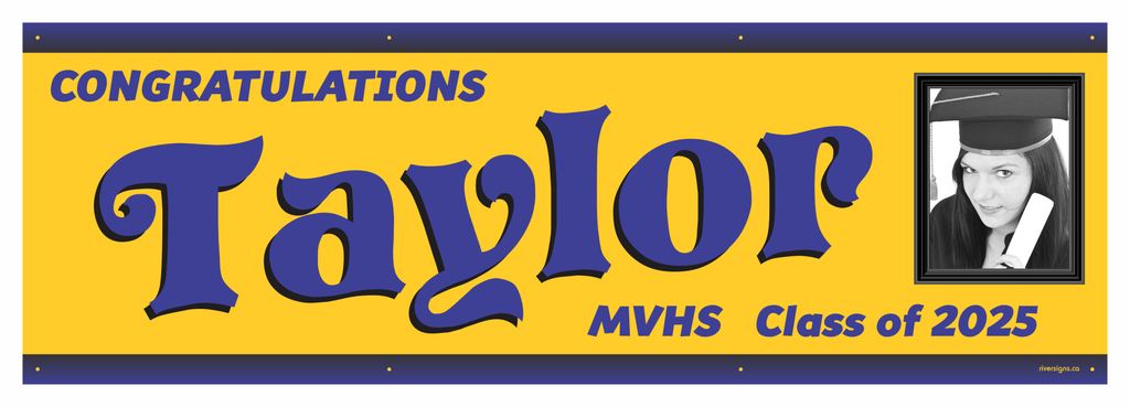 The ’Taylor’ Banner - 2’ x 6’