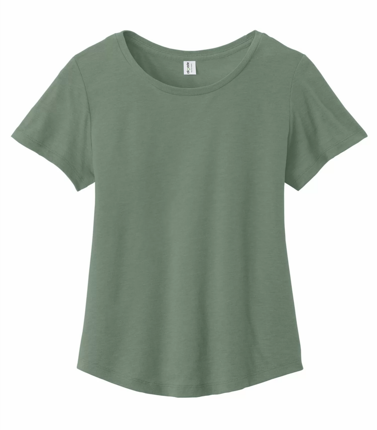 Ladies' Relaxed Organic Cotton Scoop Neck Tee - Allmade collection