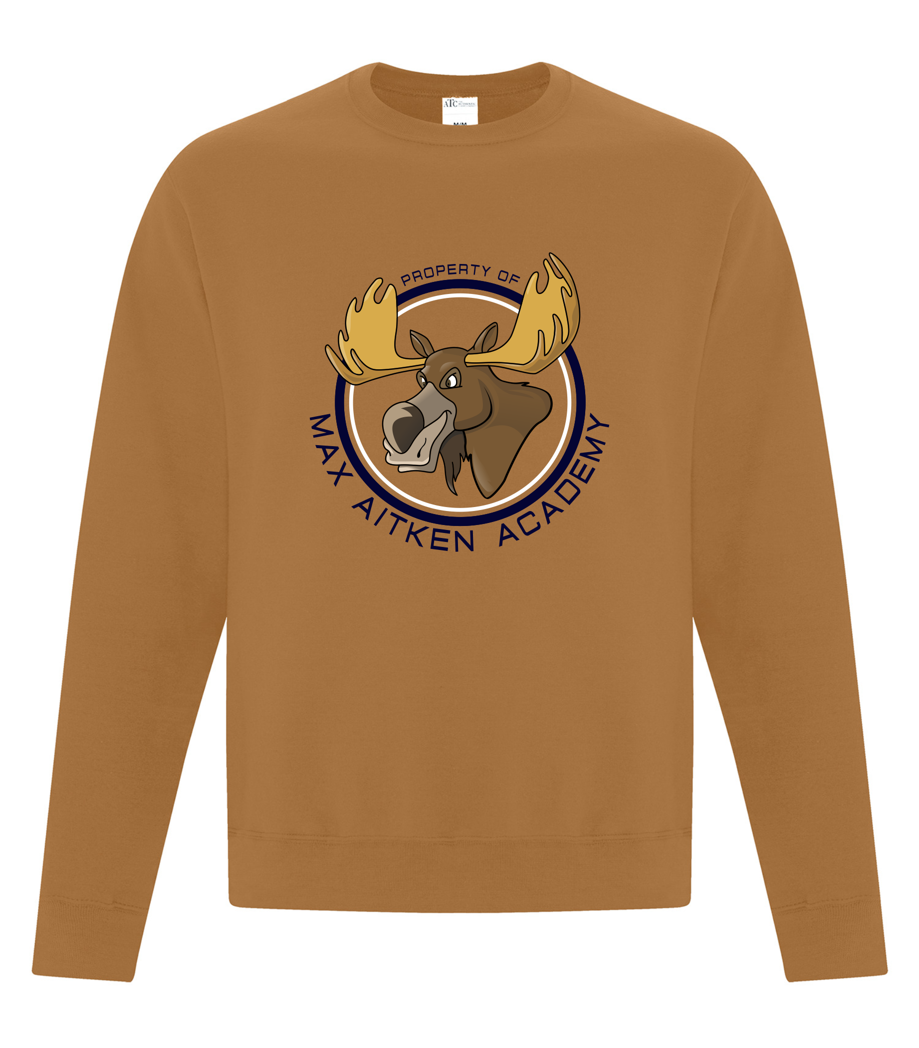 Everyday Fleece Crewneck Sweatshirt - Caramel - Max Aitken Academy 2025-26