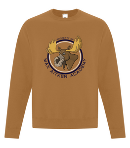 Everyday Fleece Crewneck Sweatshirt - Caramel - Max Aitken Academy 2025-26
