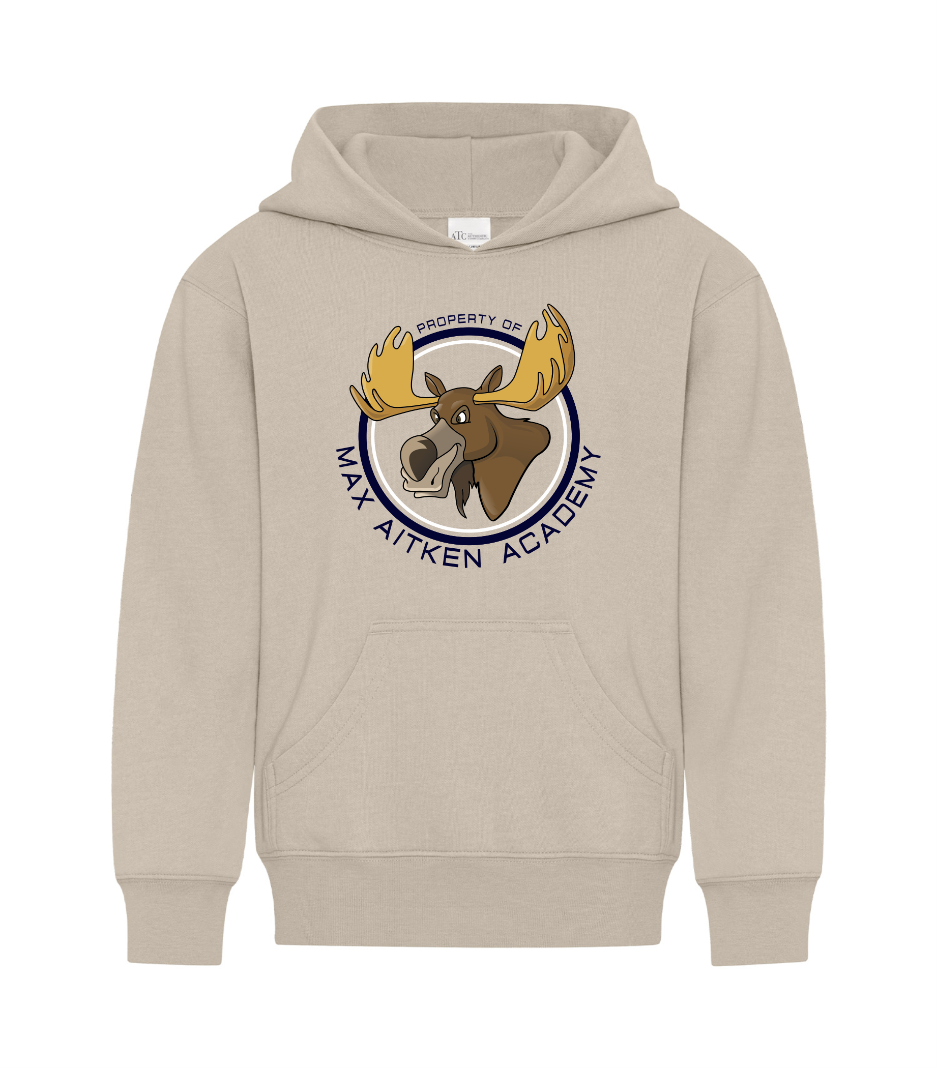Cotton Hoodie - Athletic / Heather - Max Aitken Academy 2025-26