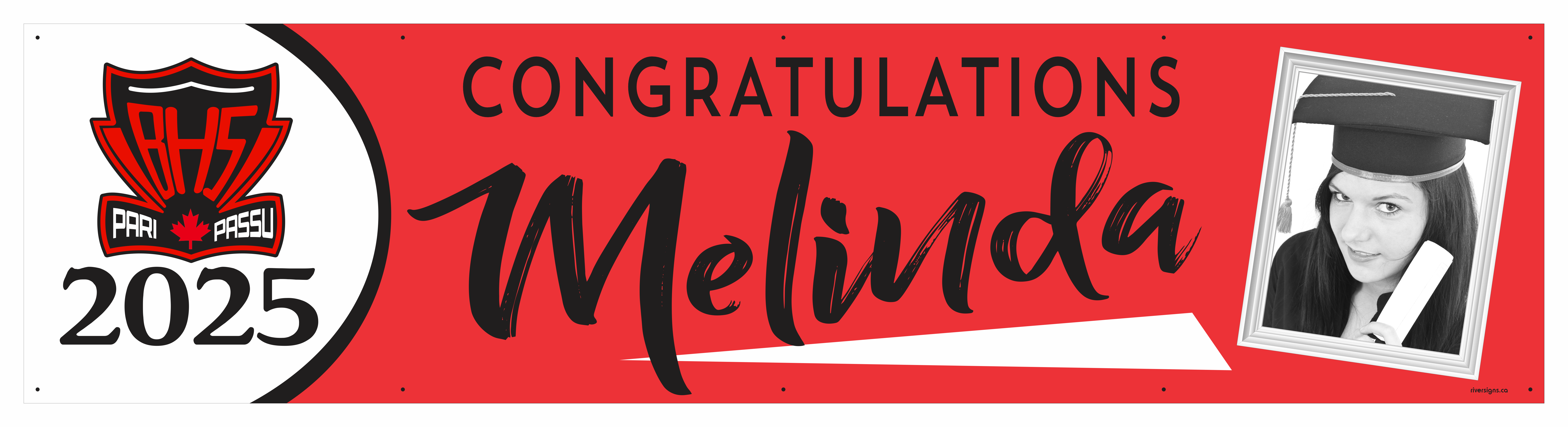 The ’Melinda’ Banner - 2’ x 8’