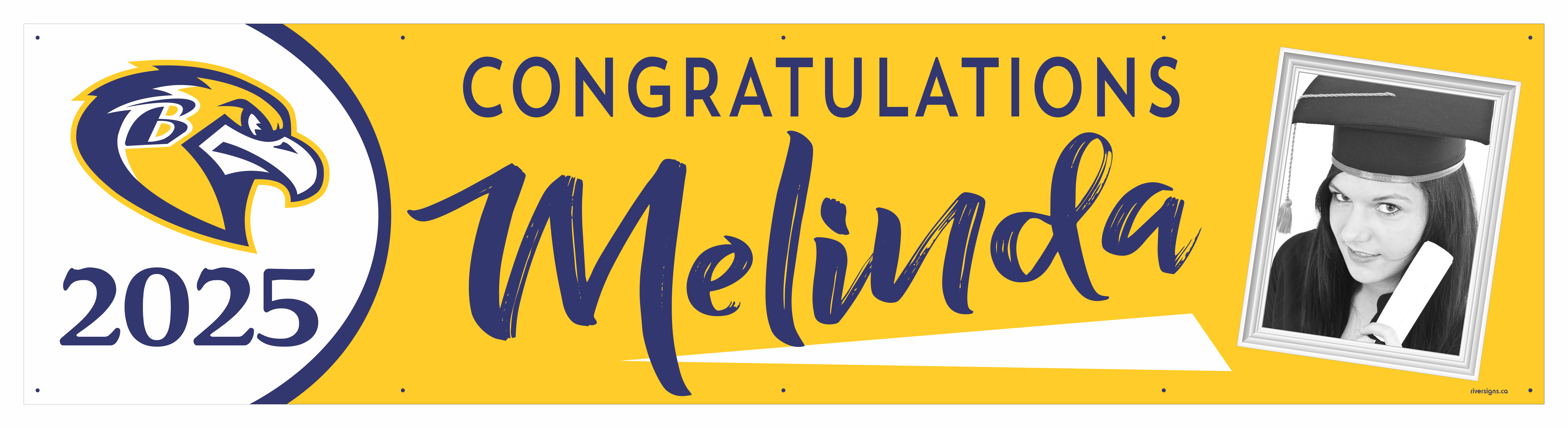 The ’Melinda’ Banner - 2’ x 8’