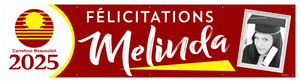 The ’Melinda’ Banner - 2’ x 8’