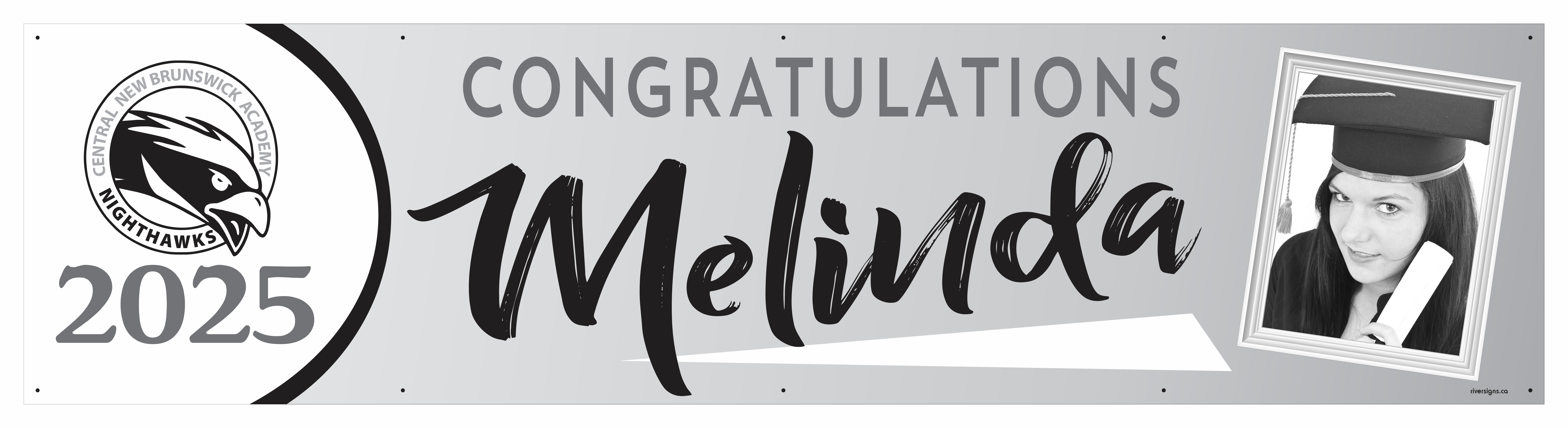 The ’Melinda’ Banner - 2’ x 8’